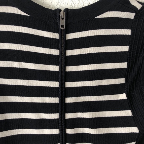 French Connection black and white stripe bodycon dress size 8/SM - Picture 4 of 5
